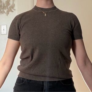 Classic Short Sleeve Sweater Shirt